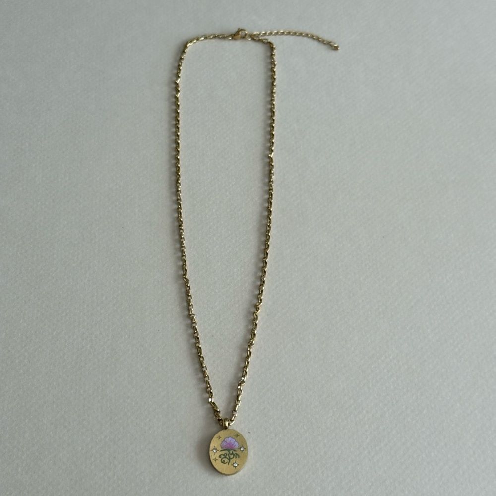 Pink Floral necklace #1718 - Picture 2 of 4